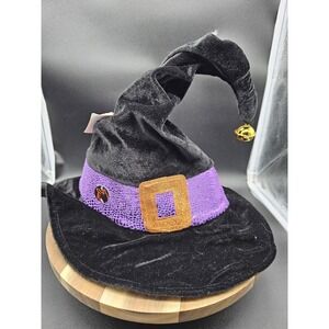 Animated Halloween 12" Witch Hat Dan Dee‎ Moves Rings Bell